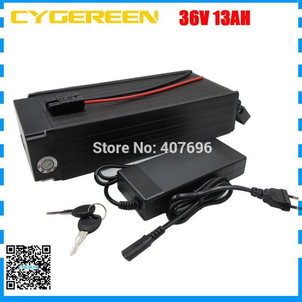 500w lifepo4 battery 36v 13ah electric bike battery 36v rear rack battery with bms and 43.8v 2a charger
500w lifepo4 battery 36v 13ah electric bike battery 36v rear rack battery with bms and 43.8v 2a charger