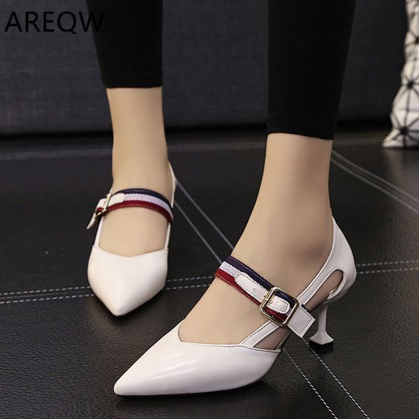 2019 spring and summer new word buckle rhinestone shallow mouth student fashion ladies single shoes, Black
2019 spring and summer new word buckle rhinestone shallow mouth student fashion ladies single shoes, Black