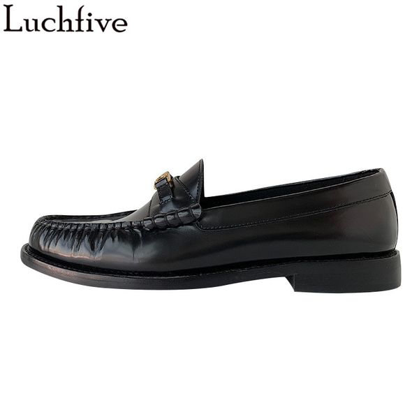 genuine leather flat shoes women round toe mule outwear low heels black ladies shoes runway zapatos de mujer
genuine leather flat shoes women round toe mule outwear low heels black ladies shoes runway zapatos de mujer