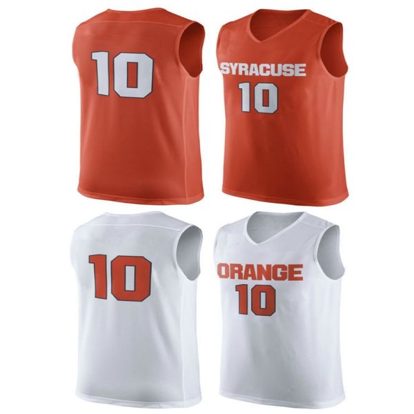 

custom сиракузы оранжевый колледж баскетбол белый сшитое любое имя номер № 11 оша бриссетт 25 тьюс битл 23 фрэнк ховард трикотажные изделия, Black