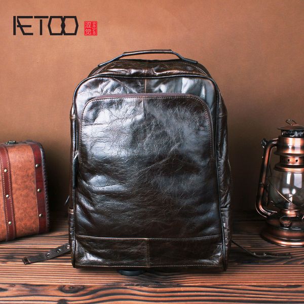 aetoo leather shoulder bag leather men bag retro leisure simple computer oil wax skin travel backpack
aetoo leather shoulder bag leather men bag retro leisure simple computer oil wax skin travel backpack