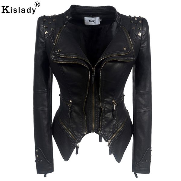 plus size 6xl women's cool black pu faux leather jacket rivet zippers punk biker coat fall winter outwear luxury jacket
plus size 6xl women's cool black pu faux leather jacket rivet zippers punk biker coat fall winter outwear luxury jacket