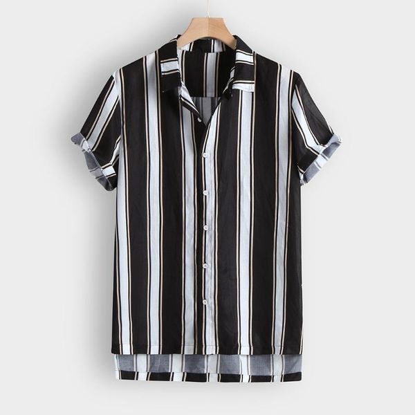 гавайи рубашка мужская мода полосатая рубашка luxury мужская slim fit с коротким рукавом стильная повседневная одежда кнопка камиза, White;black
гавайи рубашка мужская мода полосатая рубашка luxury мужская slim fit с коротким рукавом стильная повседневная одежда кнопка камиза, White;black