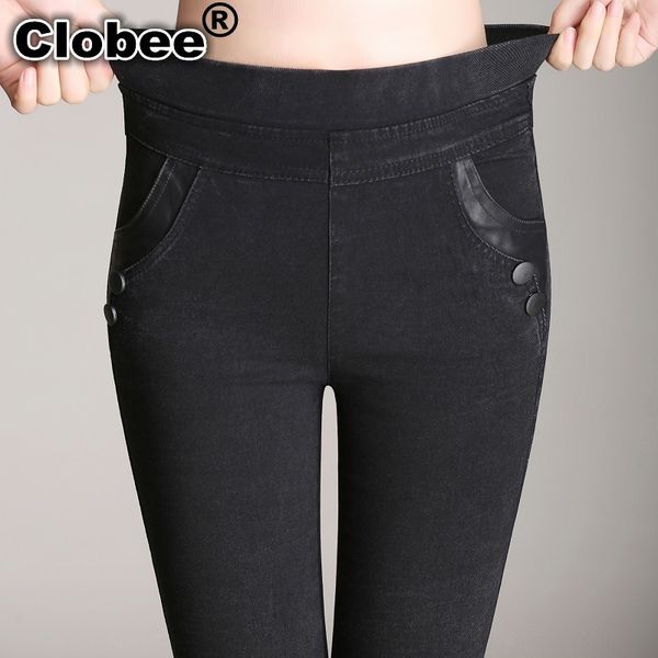 big yards lmitation jeans pants women 2018 spring autumn elastic waist trousers ladies vintage pencil slim skinny jeans 2283, Blue
big yards lmitation jeans pants women 2018 spring autumn elastic waist trousers ladies vintage pencil slim skinny jeans 2283, Blue