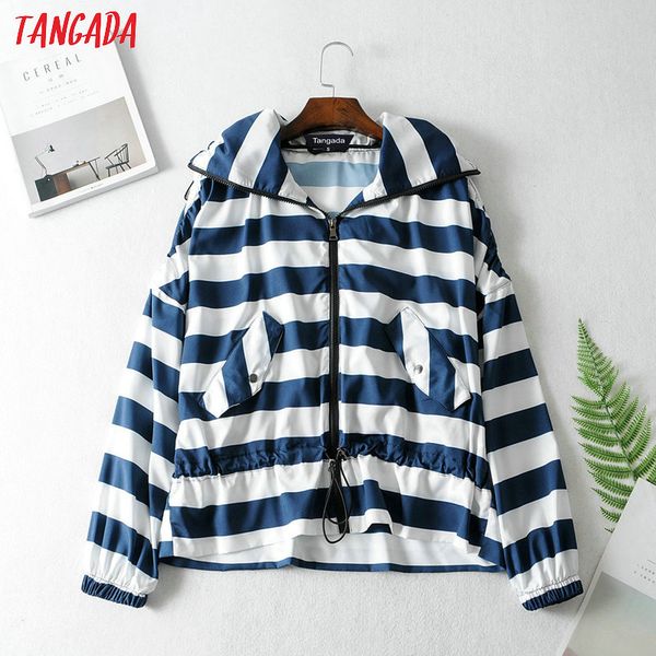 tangada autumn women hooded oversized striped jacket casual style hoded coat long sleeve stretch waist high street fn102, Black;brown
tangada autumn women hooded oversized striped jacket casual style hoded coat long sleeve stretch waist high street fn102, Black;brown