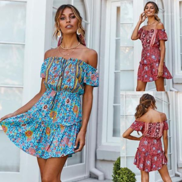 designer dresses fashion slash neck high waist defined dresses girls summer dresses floral printed womens, Black;gray
designer dresses fashion slash neck high waist defined dresses girls summer dresses floral printed womens, Black;gray