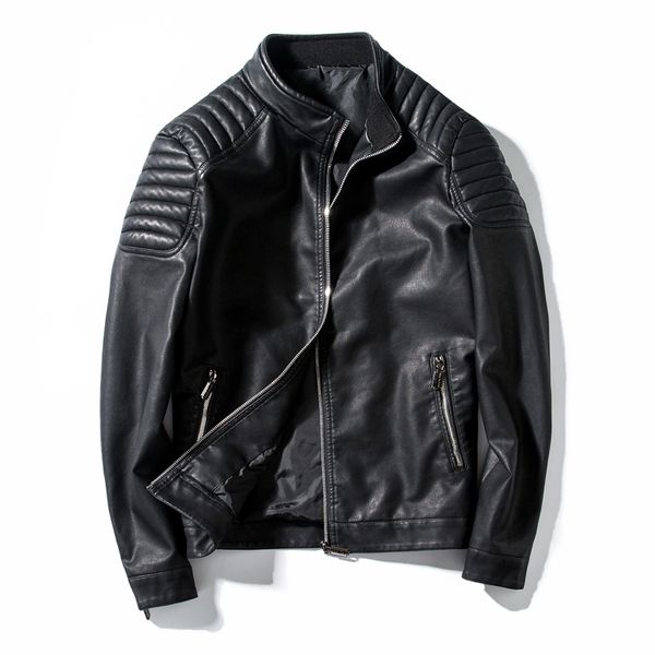 spring autumn biker leather jacket men fur coat motorcycle pu casual slim fit outwear male black clothing plus size m-4xl ,ga455
spring autumn biker leather jacket men fur coat motorcycle pu casual slim fit outwear male black clothing plus size m-4xl ,ga455