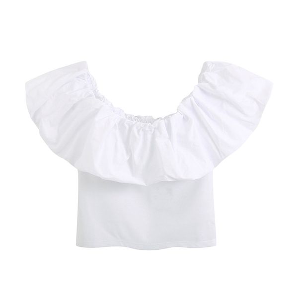 women's blouses & shirts sweet ruffled crop women fashion slash neck short sleeve stretchy female blusa white chic
women's blouses & shirts sweet ruffled crop women fashion slash neck short sleeve stretchy female blusa white chic