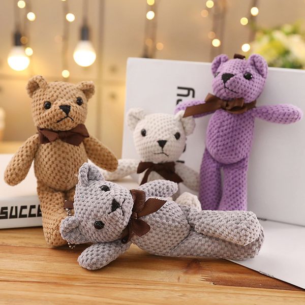 18cm mini teddy bear stuffed plush 18cm cute purple mini joint bears pendant doll gifts birthday wedding party decor keychain
18cm mini teddy bear stuffed plush 18cm cute purple mini joint bears pendant doll gifts birthday wedding party decor keychain