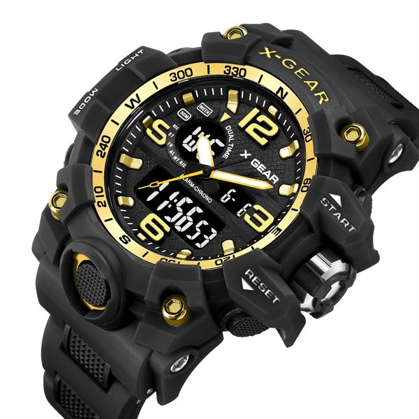 x-gear men's special forces multifunctional waterproof men's electronic led outdoor sports electronic outdoor sports watch, Blue
x-gear men's special forces multifunctional waterproof men's electronic led outdoor sports electronic outdoor sports watch, Blue