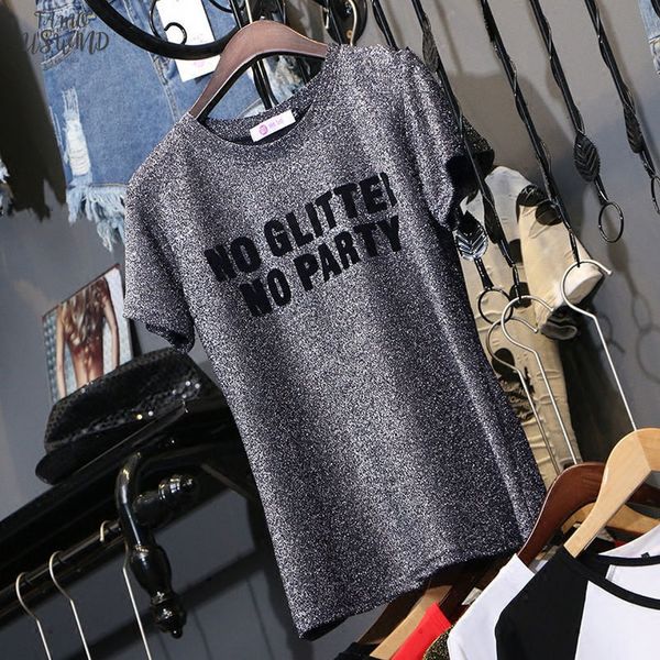 silver line letters printed tees loose o neck women silk t shirts summer short sleeve t shirt tx003, White
silver line letters printed tees loose o neck women silk t shirts summer short sleeve t shirt tx003, White