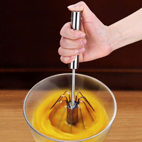stainless steel semi-automatic hand-held press type rotary eggbeater household manual eggbeater cream mixer bar
stainless steel semi-automatic hand-held press type rotary eggbeater household manual eggbeater cream mixer bar