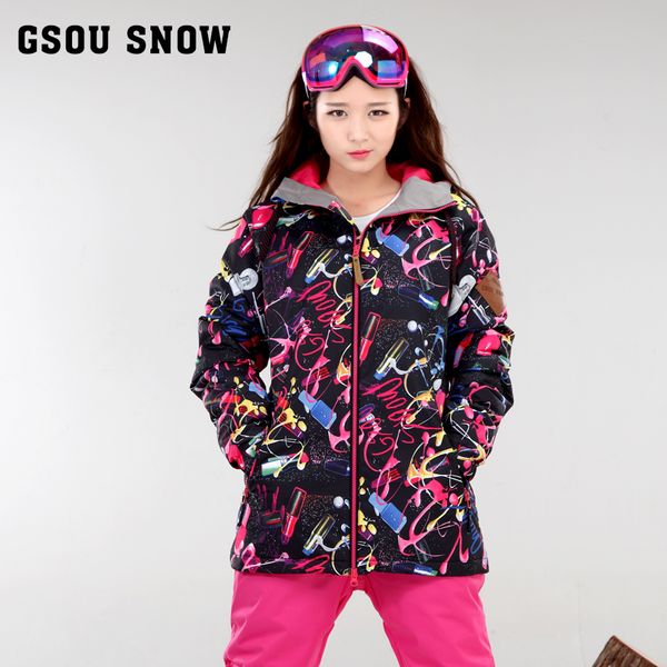 snow gsou single board ski suit female south korean waterproof breathable wear resistant thermal ski jacket
snow gsou single board ski suit female south korean waterproof breathable wear resistant thermal ski jacket