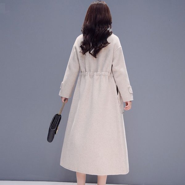 brand elegant woolen coat female autumn winter single breasted fur collar slim overcoat runway office long jacket women m-2xl, Black
brand elegant woolen coat female autumn winter single breasted fur collar slim overcoat runway office long jacket women m-2xl, Black