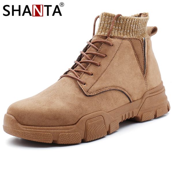 shanta men boots casual shoes 2019 new men boots flannel winter high-fashion winter shoes work, Black
shanta men boots casual shoes 2019 new men boots flannel winter high-fashion winter shoes work, Black