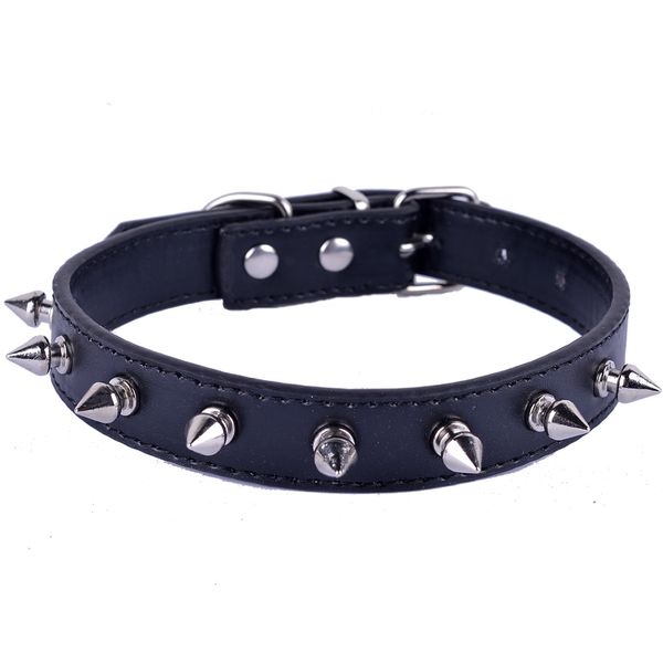 cool spiked studded dog-collar fashion black purple red leather collars perro pet necklace adjustable size s/m/l
cool spiked studded dog-collar fashion black purple red leather collars perro pet necklace adjustable size s/m/l