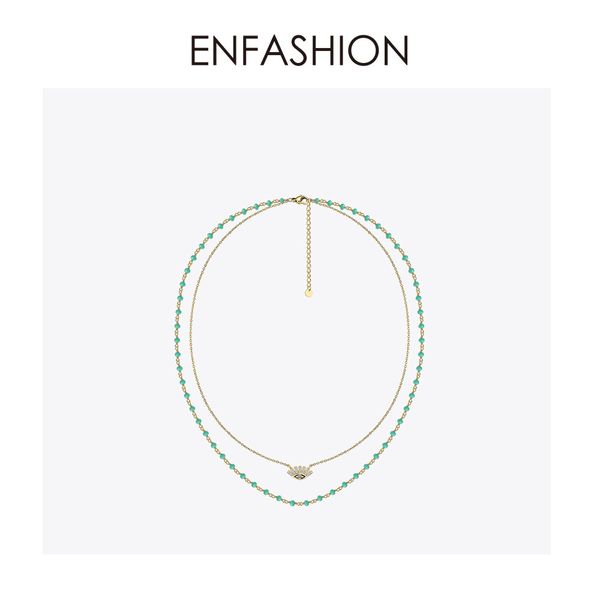 enfashion eye boho holiday necklace women statement double chain choker necklaces stainless steel jewelry collar mujer pm193005, Silver
enfashion eye boho holiday necklace women statement double chain choker necklaces stainless steel jewelry collar mujer pm193005, Silver