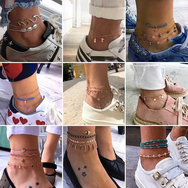 4 pcs set fashion charm geometric shell crystal bee chain anklet gold anklets women exquisite summer party beach jewelry gift, Red;blue
4 pcs set fashion charm geometric shell crystal bee chain anklet gold anklets women exquisite summer party beach jewelry gift, Red;blue