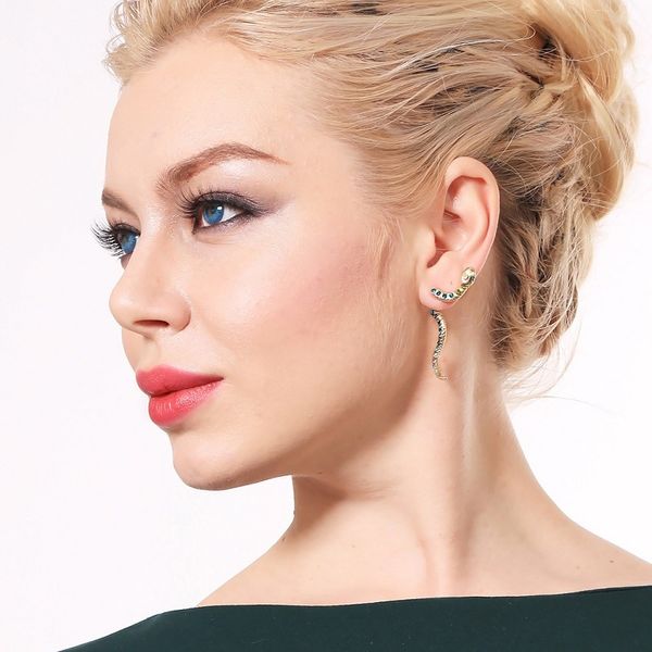 diamond cute snake earrings female cute personality girl face thin earrings discount jewelry, Golden;silver
diamond cute snake earrings female cute personality girl face thin earrings discount jewelry, Golden;silver