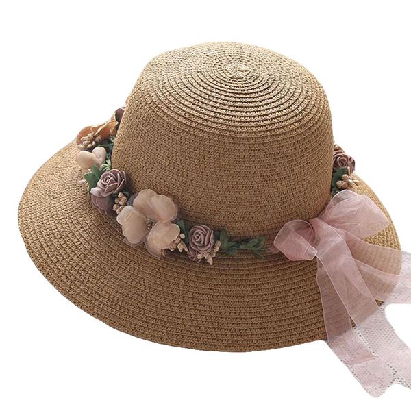 summer womens flower straw hats garland sunbonnet bucket hat wide brim sun beach hat fedora trilby chapeu feminino, Blue;gray
summer womens flower straw hats garland sunbonnet bucket hat wide brim sun beach hat fedora trilby chapeu feminino, Blue;gray