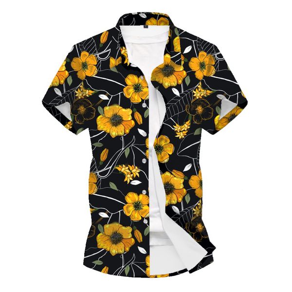 summer mens flower shirt short sleeve fashion casual shirt men 2020 new camisa masculina white black
summer mens flower shirt short sleeve fashion casual shirt men 2020 new camisa masculina white black