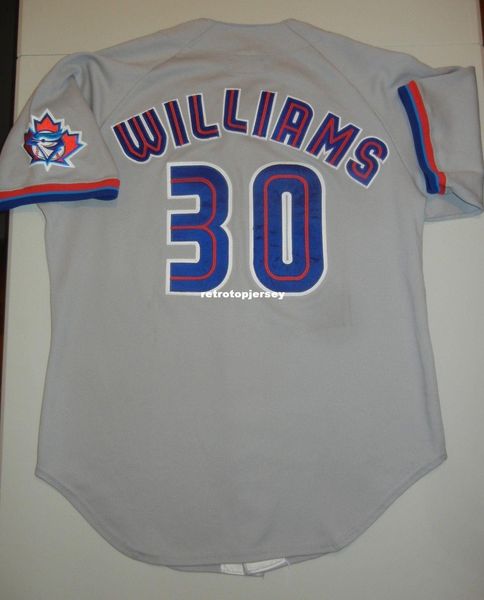 retro new #30 wilson woody williams toronto 98 grey jersey 46 delgado mens stitched baseball jerseys, Gray
retro new #30 wilson woody williams toronto 98 grey jersey 46 delgado mens stitched baseball jerseys, Gray