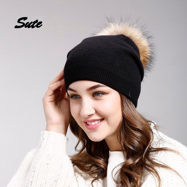 sute raccoon fur poms winter hats asymmetry knitted warm casual hat female skullies beanies knitted hats, Blue;gray
sute raccoon fur poms winter hats asymmetry knitted warm casual hat female skullies beanies knitted hats, Blue;gray