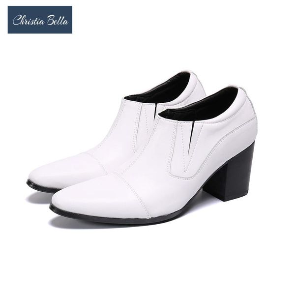 dress shoes christia bella fashion genuine leather high heel men nightclub party increase height zip ankle boots botas, Black
dress shoes christia bella fashion genuine leather high heel men nightclub party increase height zip ankle boots botas, Black