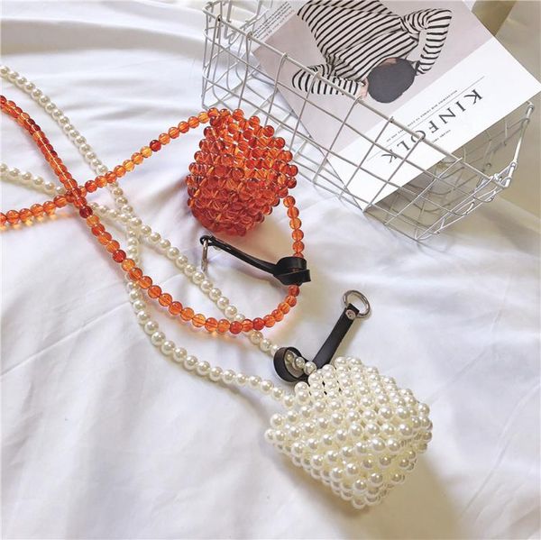 women's bag new retro mini ins hand woven beaded pearl bag small messenger
women's bag new retro mini ins hand woven beaded pearl bag small messenger