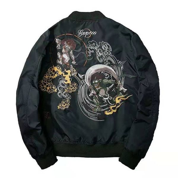 mens designer jackets luxury embroidered china monster bomber jacket autumn thin winter thick comic coats men streetwear flight coat s-3xl, Black;brown
mens designer jackets luxury embroidered china monster bomber jacket autumn thin winter thick comic coats men streetwear flight coat s-3xl, Black;brown