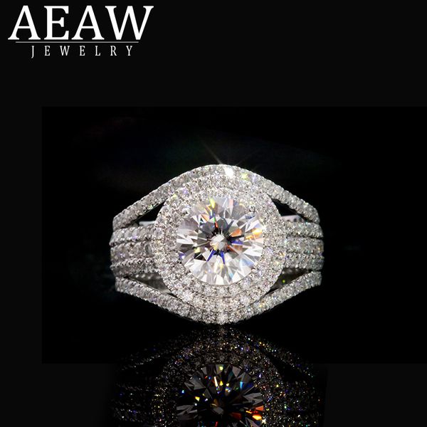 aeaw luxury 14k white gold 2.0ct moissanite engagement ring round brilliant cut romantic wedding rings for women party gift, Golden;silver
aeaw luxury 14k white gold 2.0ct moissanite engagement ring round brilliant cut romantic wedding rings for women party gift, Golden;silver
