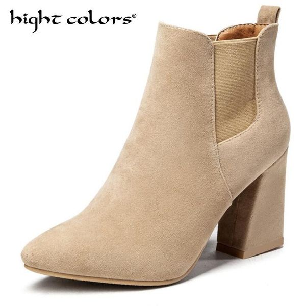 bige black women boots comfy square high heel ankle boots fashion pointed toe slip on booties scrub autumn ladies shoes 2019
bige black women boots comfy square high heel ankle boots fashion pointed toe slip on booties scrub autumn ladies shoes 2019