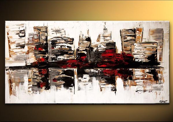 handmade good quality modern cityscape painting for living room bedroom city wall art on canvas home decoration
handmade good quality modern cityscape painting for living room bedroom city wall art on canvas home decoration