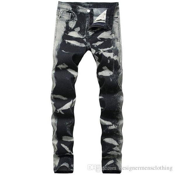 gray spots regular mens jeans fashion stretch long pencil designer pants mid waist print mens trousers, Blue
gray spots regular mens jeans fashion stretch long pencil designer pants mid waist print mens trousers, Blue