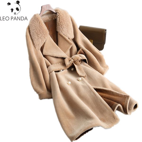 2018 winter superior quality real wool fur coat women sheep shearling jacket fashion with belt thick warm women jackets outwear, Black
2018 winter superior quality real wool fur coat women sheep shearling jacket fashion with belt thick warm women jackets outwear, Black