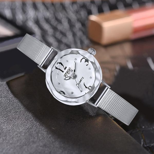fashion women watches stainless steel band bracelet diamond digital dial ladies dress clock quartz analog watches new xb40, Slivery;brown
fashion women watches stainless steel band bracelet diamond digital dial ladies dress clock quartz analog watches new xb40, Slivery;brown