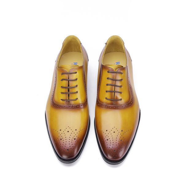 business dress shoes men's lace-up zapatos de hombre wedding shoes cowhide shoes, Black
business dress shoes men's lace-up zapatos de hombre wedding shoes cowhide shoes, Black