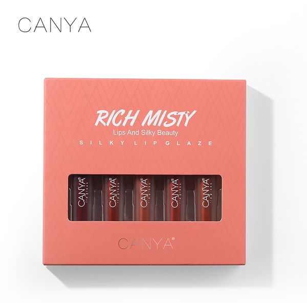 canya lip gloss pudaier 5pcs/set lipstick set velvet nude lip gloss waterproof liquid matte long lasting lip makeup cosmetic
canya lip gloss pudaier 5pcs/set lipstick set velvet nude lip gloss waterproof liquid matte long lasting lip makeup cosmetic