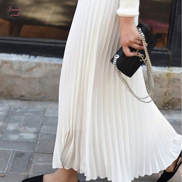 womens solid pleated elegant midi elastic waist skirt women skirts floral high elasticity cartoon printing midi pleated skirt, Black
womens solid pleated elegant midi elastic waist skirt women skirts floral high elasticity cartoon printing midi pleated skirt, Black