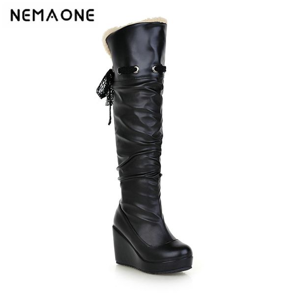 2019 elegant knee high snow boots wedges super high heel women shoes winter party shoes it`s black white and yellow
2019 elegant knee high snow boots wedges super high heel women shoes winter party shoes it`s black white and yellow
