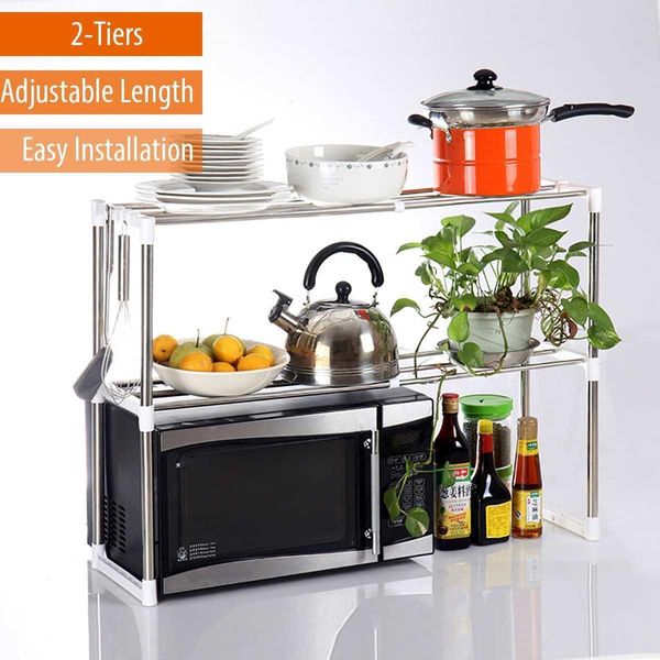 stainless steel rack kitchen microwave oven storage holder shelf standing adjustable multifunctional home bathroom storage rack y200429
stainless steel rack kitchen microwave oven storage holder shelf standing adjustable multifunctional home bathroom storage rack y200429