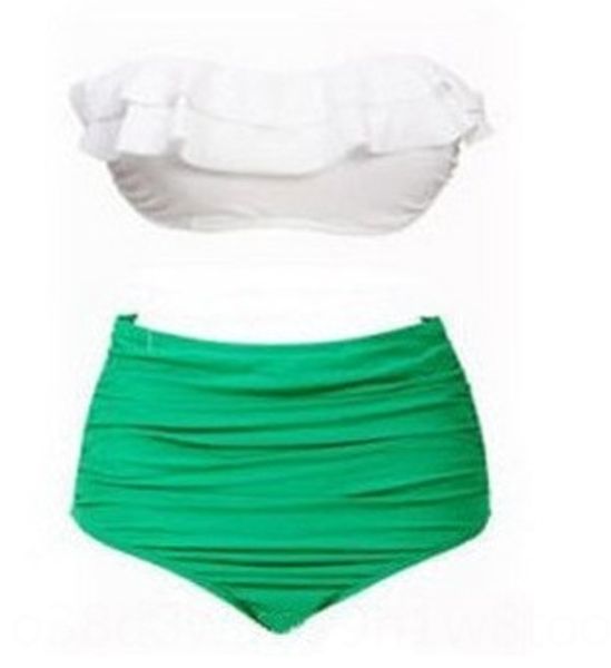 high waist skinny belly-covering split swim white and bikini swimsuit bikini green suit, White;black
high waist skinny belly-covering split swim white and bikini swimsuit bikini green suit, White;black