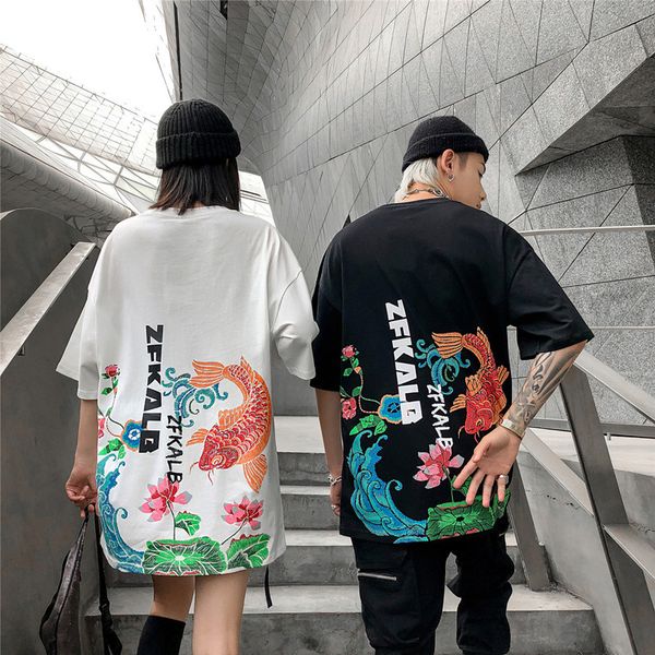 summer dark high street loose cotton fashion brand big size hip hop country trend men couple graffiti trend short sleeve t-shirt, White;black
summer dark high street loose cotton fashion brand big size hip hop country trend men couple graffiti trend short sleeve t-shirt, White;black
