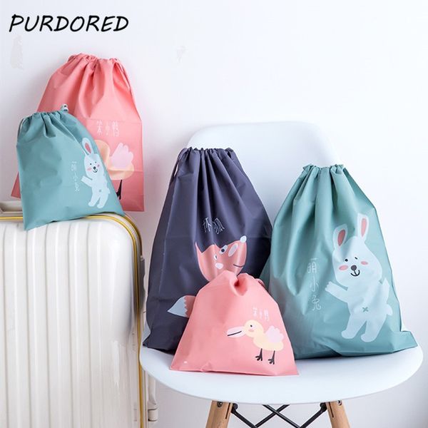 purdored 1 pc cartoon drawstring bag peva portable waterproof underwear closet clothing bags travel storage organizer bag
purdored 1 pc cartoon drawstring bag peva portable waterproof underwear closet clothing bags travel storage organizer bag