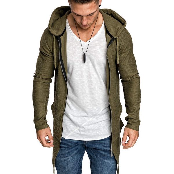 fashion cardagan solid slim men casual mens zipper open hooded sweatshirt 2019 autumn winter fleece full sleeve long hoodies, Black
fashion cardagan solid slim men casual mens zipper open hooded sweatshirt 2019 autumn winter fleece full sleeve long hoodies, Black