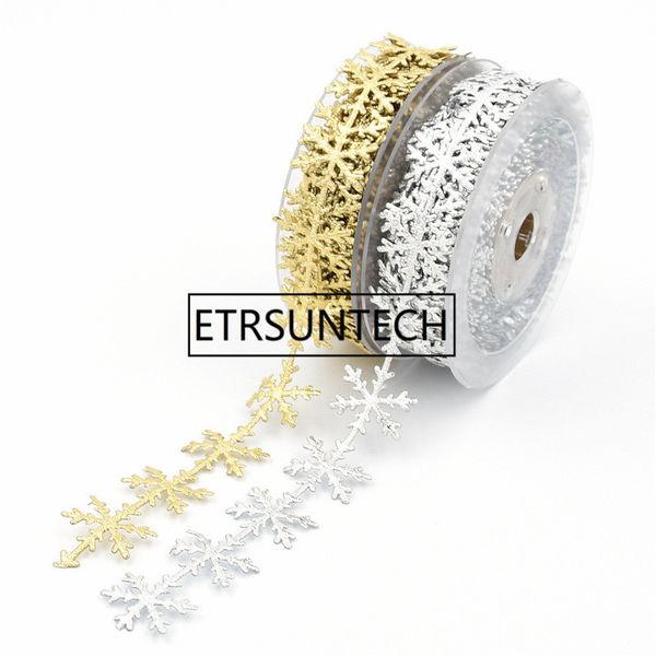 2.5cm*10m gold silver snowflake ribbons christmas tape trim for handmade diy gift wrapping christmas new year decoration
2.5cm*10m gold silver snowflake ribbons christmas tape trim for handmade diy gift wrapping christmas new year decoration