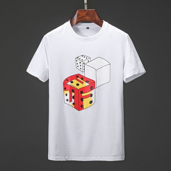 Designer Men's Summer Short-sleeved Shirt Pattern Dice T-shirt High Quality Men's T-shirt Cheap Price M-XXXL Big Size T-shirt
Designer Men's Summer Short-sleeved Shirt Pattern Dice T-shirt High Quality Men's T-shirt Cheap Price M-XXXL Big Size T-shirt