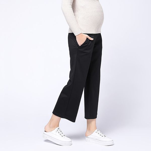 maternity pants women high waist elastic maternity for pregnant women adjustable belt pregnancy loose comfortable nine pants, White
maternity pants women high waist elastic maternity for pregnant women adjustable belt pregnancy loose comfortable nine pants, White