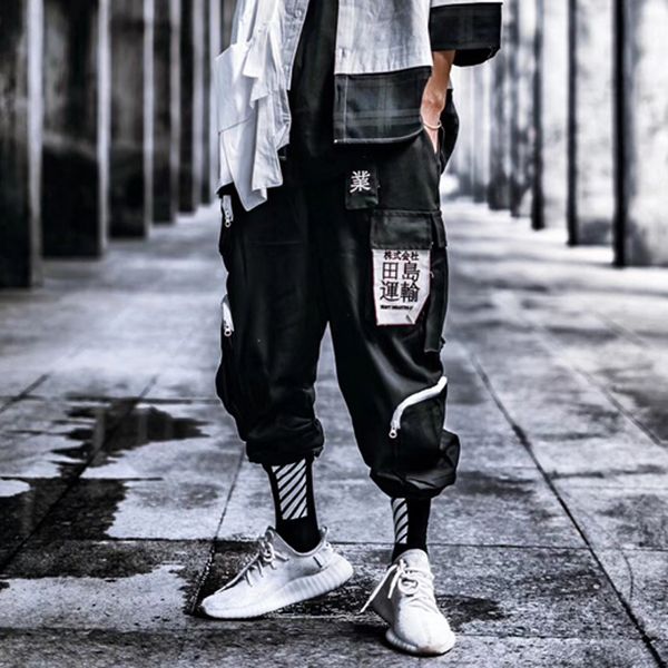 hip hop pants men 2020 plus size loose streetwear mens casual pant boys side stripe design men's joggers trousers, Black
hip hop pants men 2020 plus size loose streetwear mens casual pant boys side stripe design men's joggers trousers, Black