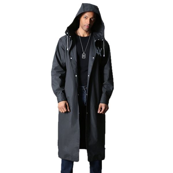 fashion eva black tide raincoat custom logo pattern fashion environmental protection outdoor men's long section, Blue;black
fashion eva black tide raincoat custom logo pattern fashion environmental protection outdoor men's long section, Blue;black